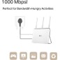 TP-Link AV1000 Bro 1Gbps Kabling TP-Link AV1000 Bro 1Gbps Kabling